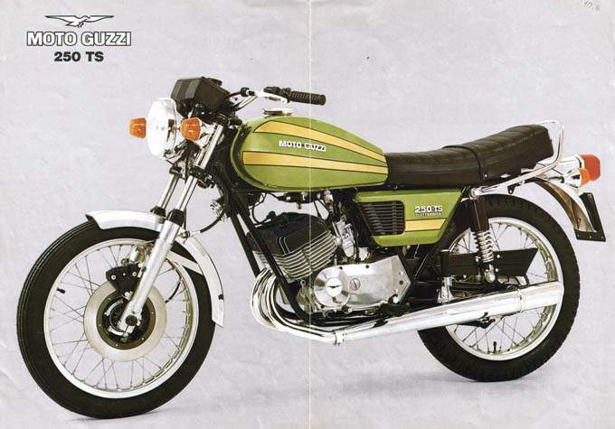 Moto Guzzi 250TS 1976 запчасти