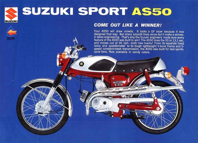 SUZUKI AS50 1969 запчасти