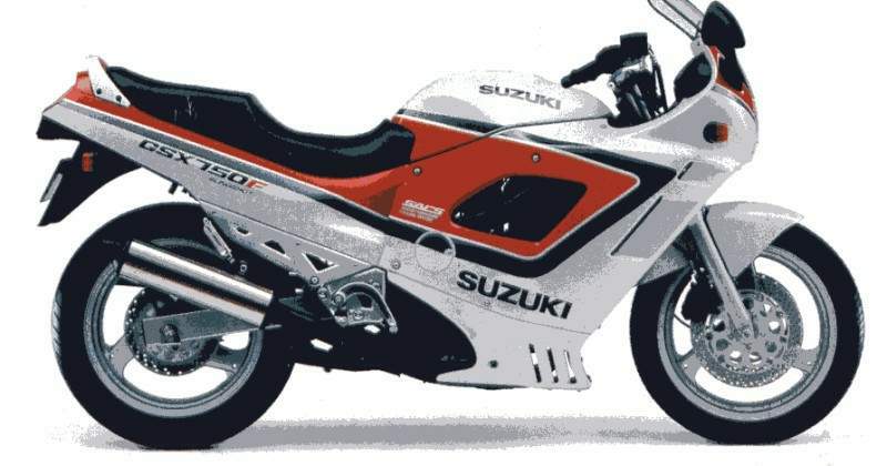SUZUKI GSX 750F Katana 1990 запчасти