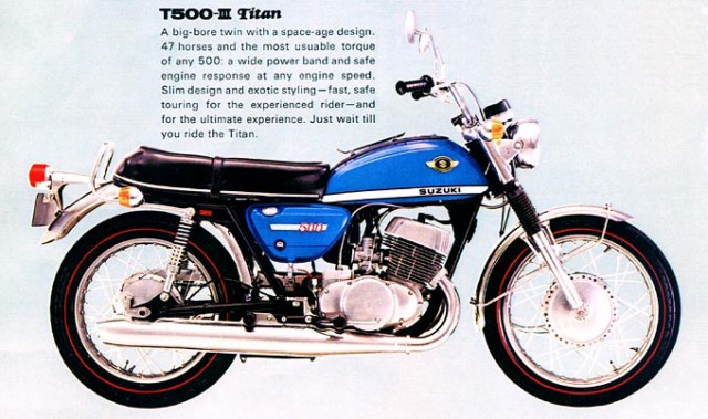SUZUKI T 500 TITAN III 1970 запчасти