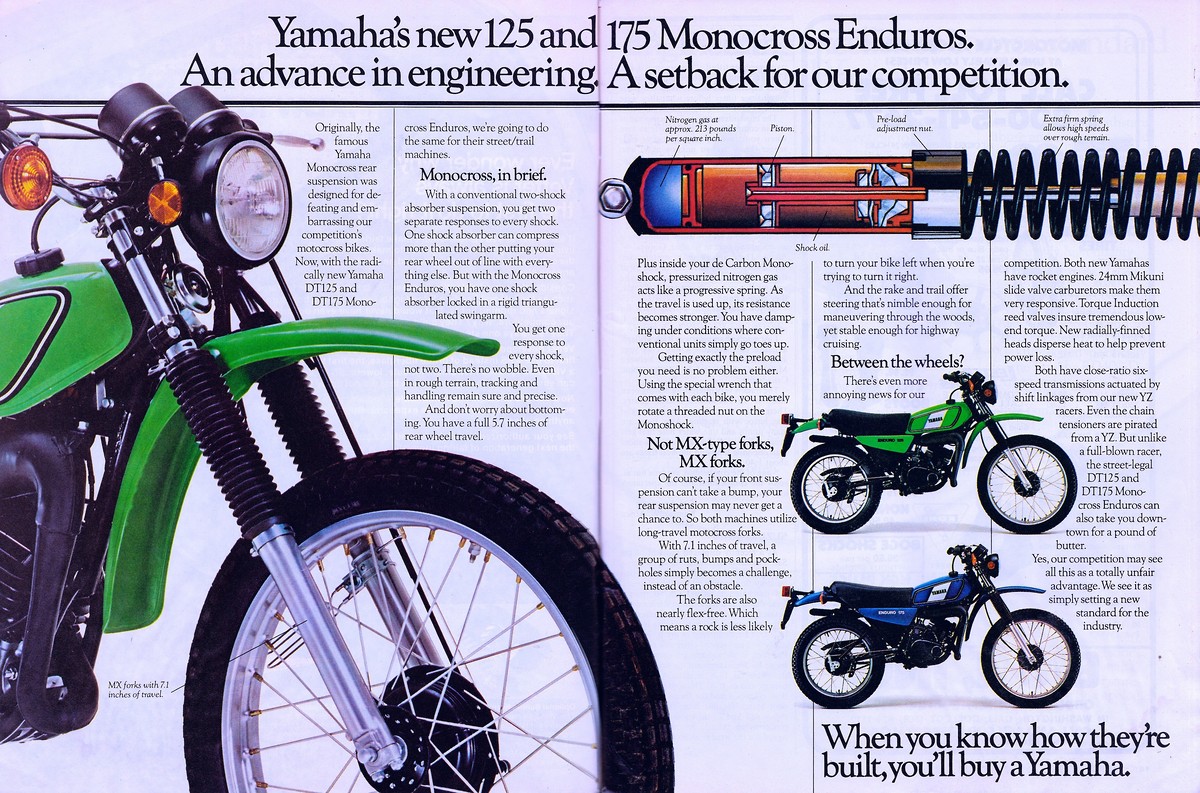 Yamaha DT 175 1973 запчасти