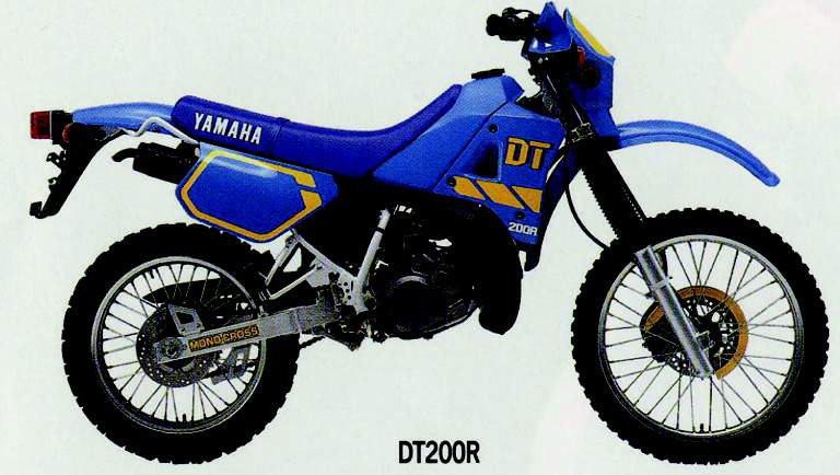 Yamaha DT 200R 1990 запчасти