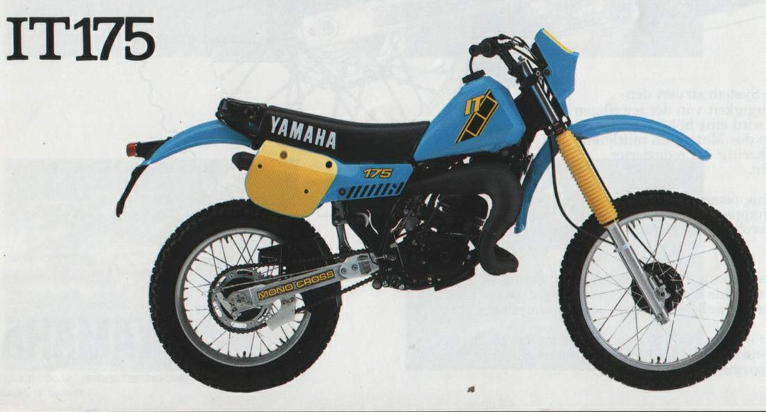 Yamaha IT 175 1982 запчасти