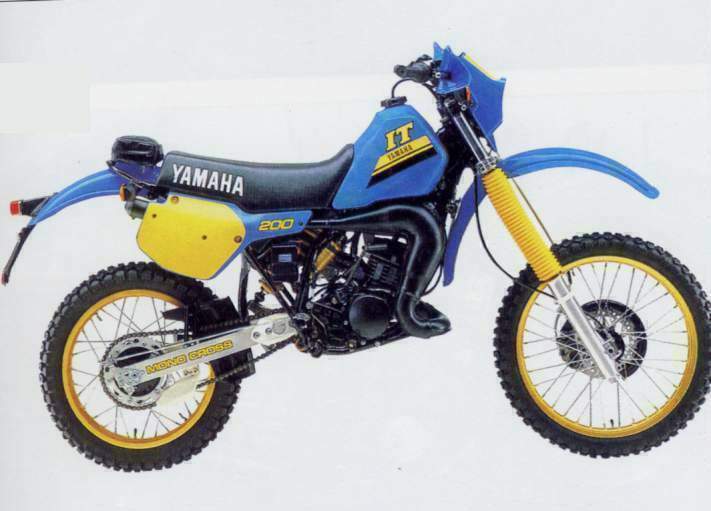 Yamaha IT 200 1990 запчасти