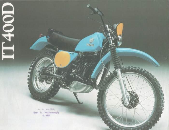 Yamaha IT 400E 1978 запчасти