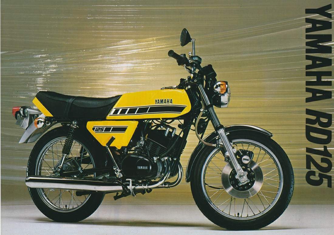 Yamaha RD 125 1977 запчасти