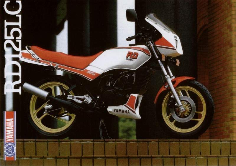 Yamaha RD 125LC 1985 запчасти
