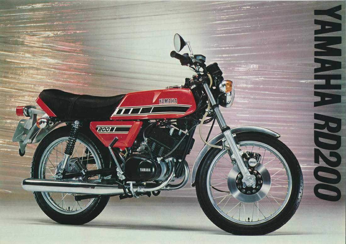 Yamaha RD 200 1977 запчасти