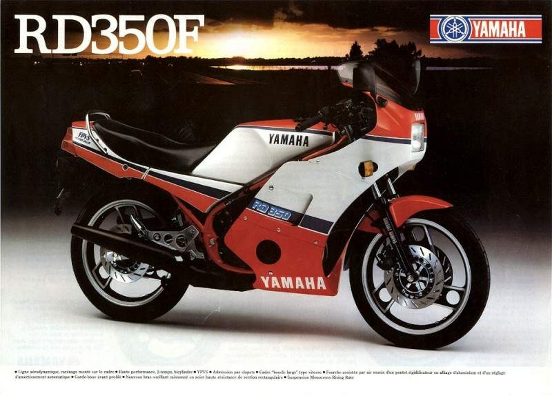 Yamaha RD 350F 1985 запчасти