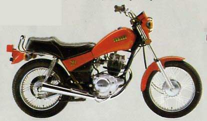 Yamaha SR 185 1982 запчасти