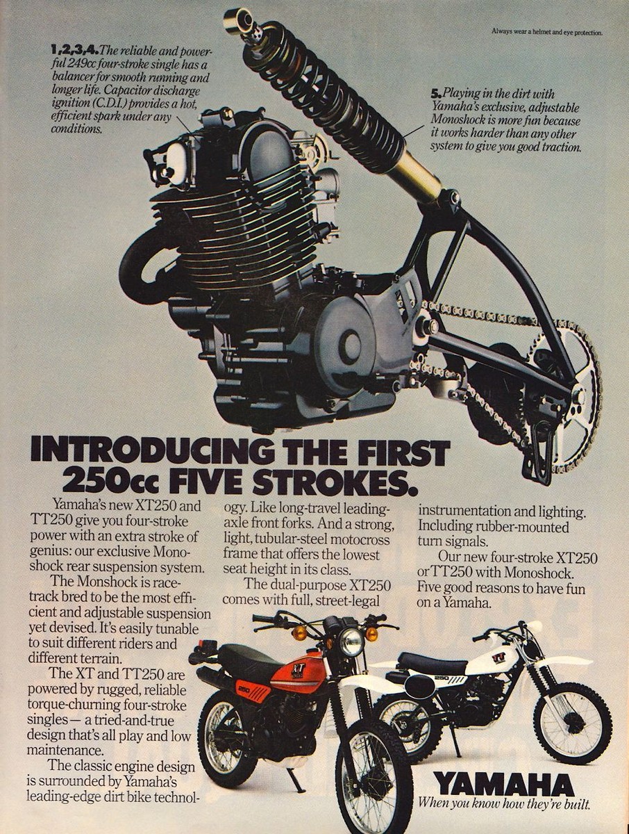Yamaha XT 250 1980 запчасти