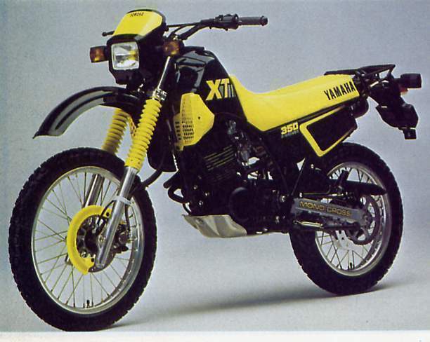 Yamaha XT 350 1989 запчасти
