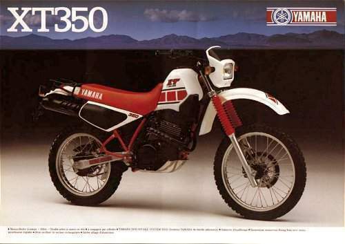 Yamaha XT 350 1985 запчасти