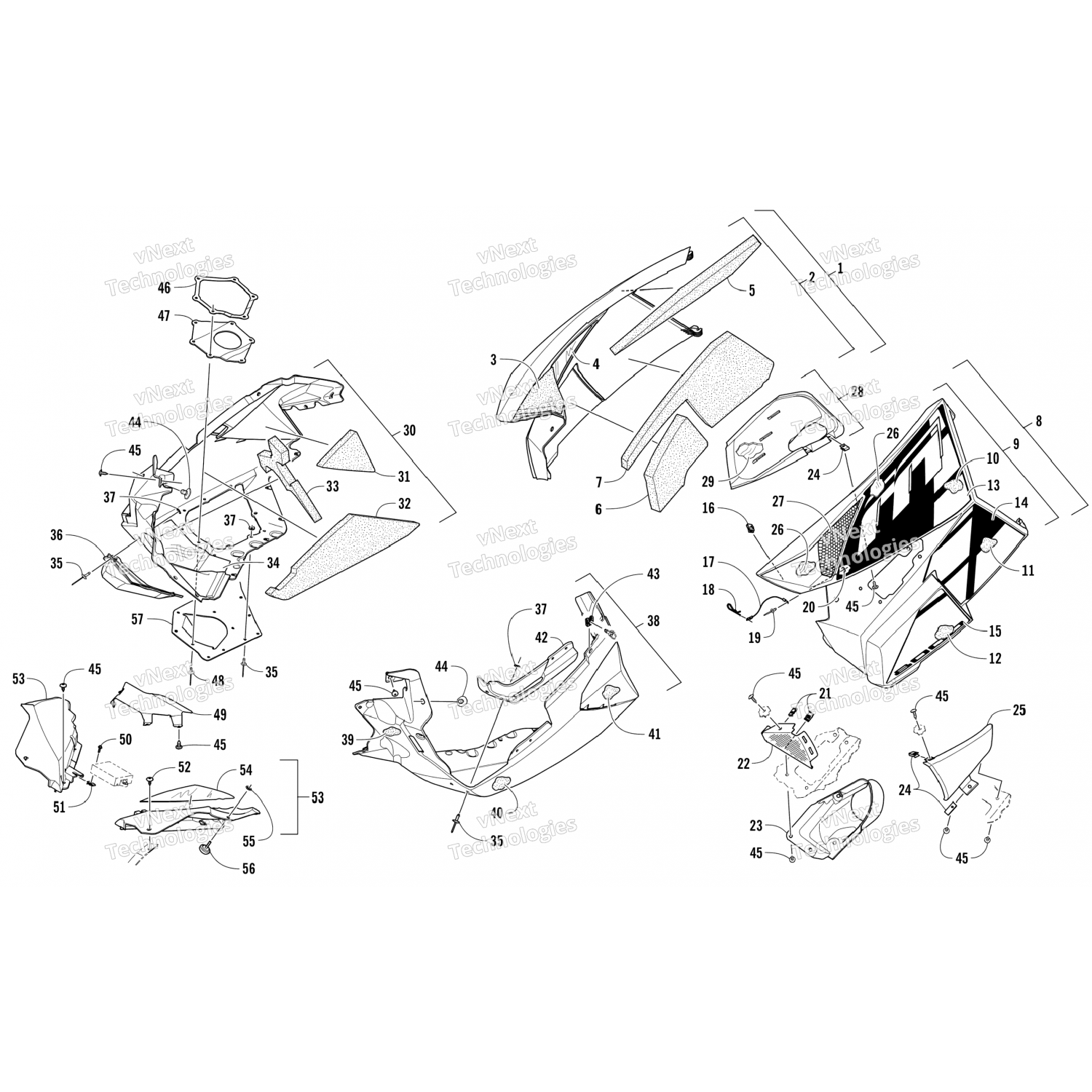 6606295 Arctic Cat Щит, тепло-эку 6606-295