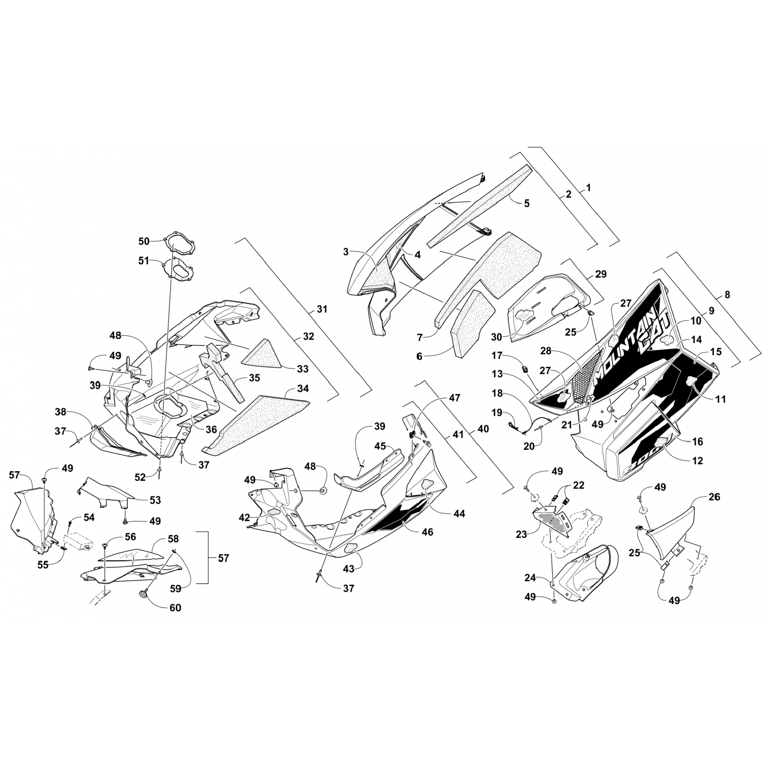 2602801 Arctic Cat ВОЗДУХОВОД, ВПУСК-ВЫПУСК-ТА-ГРН 2602-801