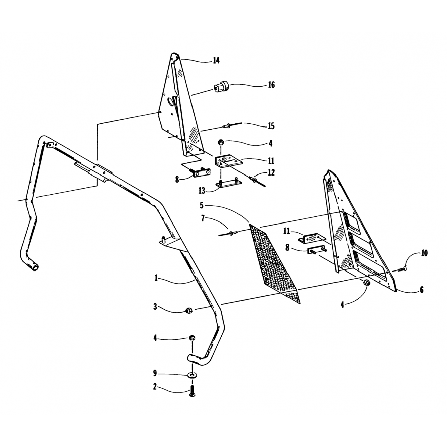 0705171 Arctic Cat Опора 0705-171