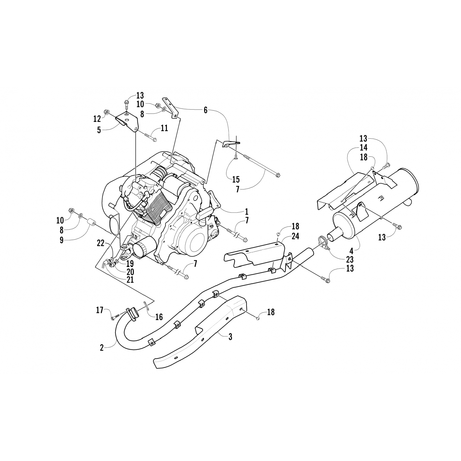 0423150 Arctic Cat Зажим 0423-150