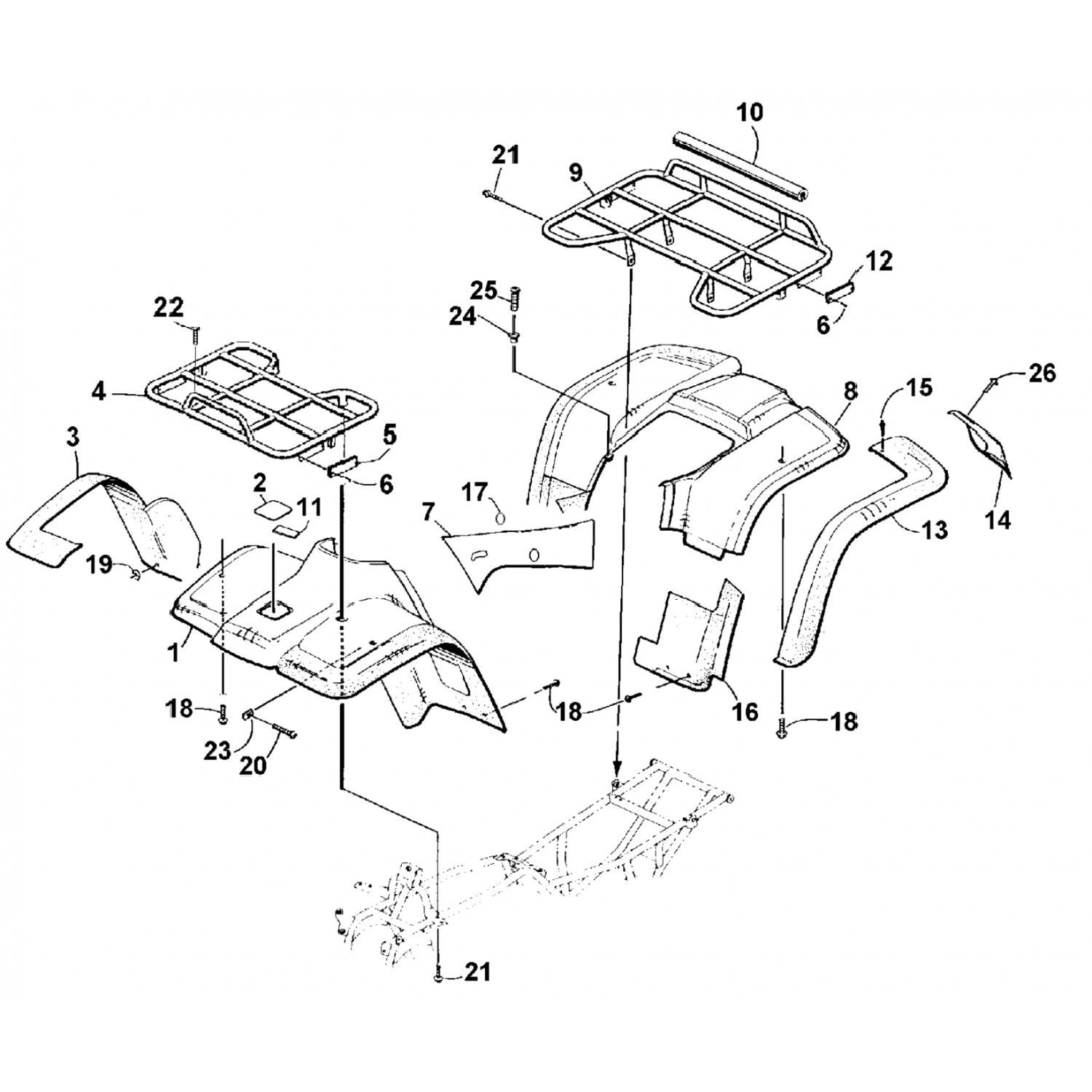 0506342 Arctic Cat развальцовка 0506-342