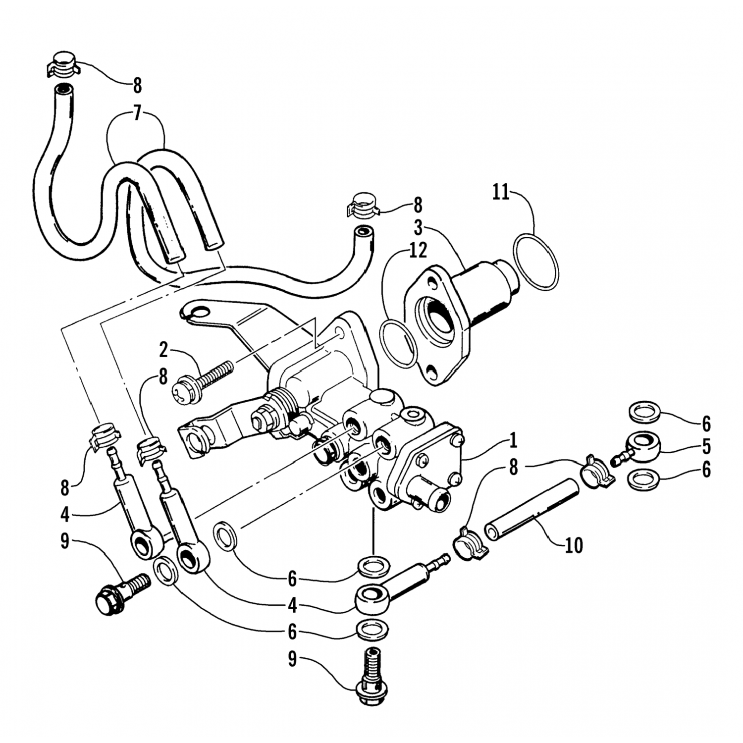 3005417 Arctic Cat Масляный насос в сборе 3005-417