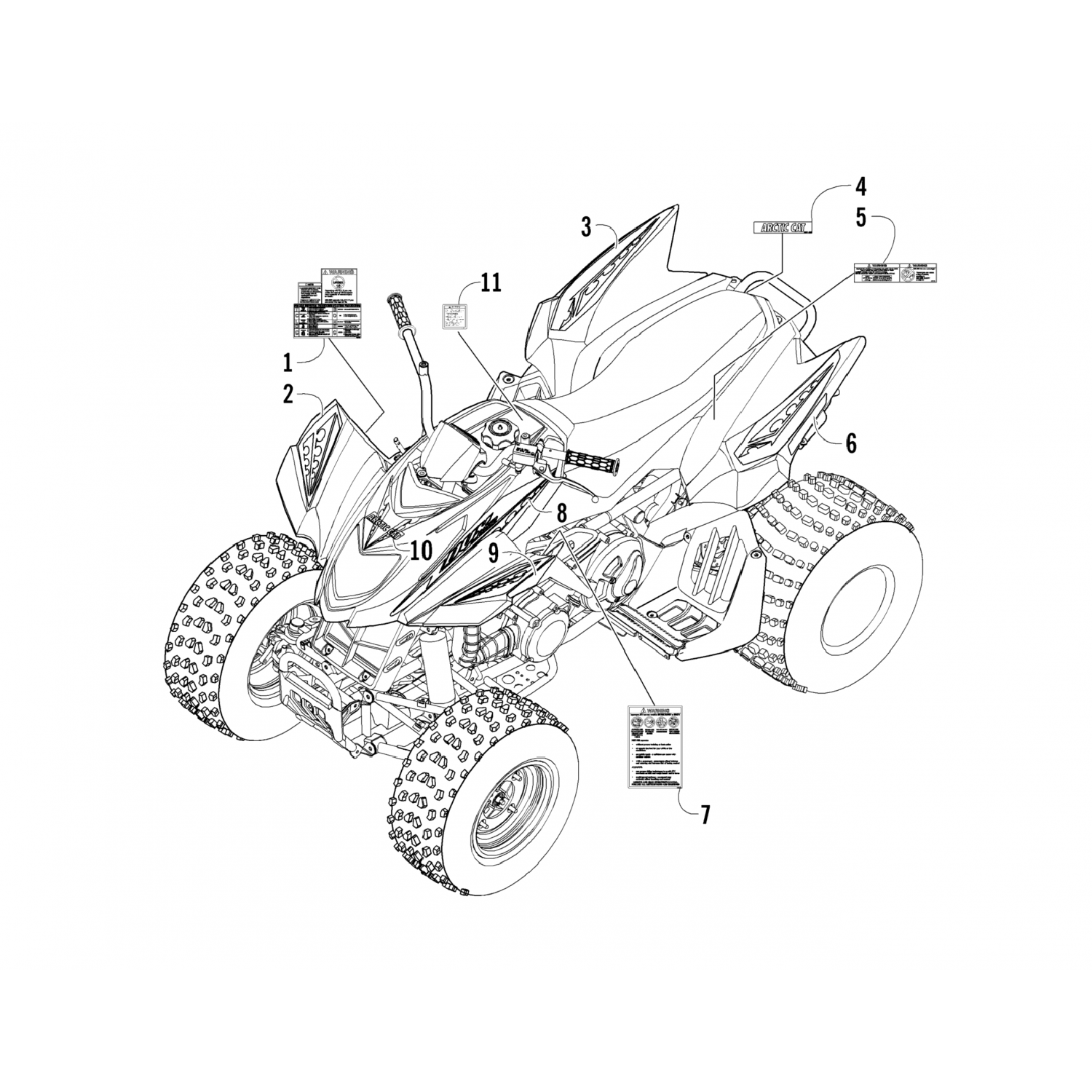 1411005 Arctic Cat 