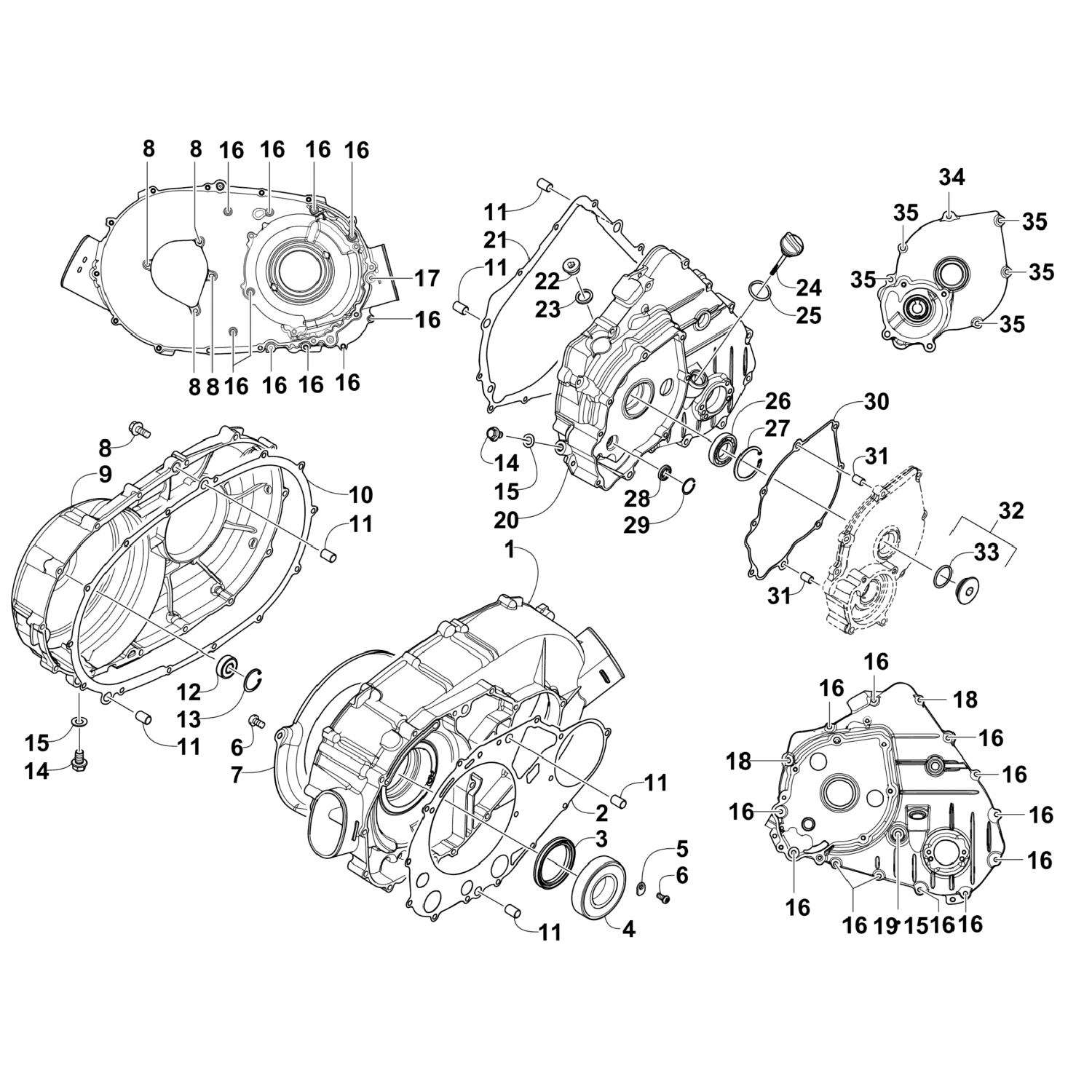0832023 Arctic Cat Подшипник 0832-023