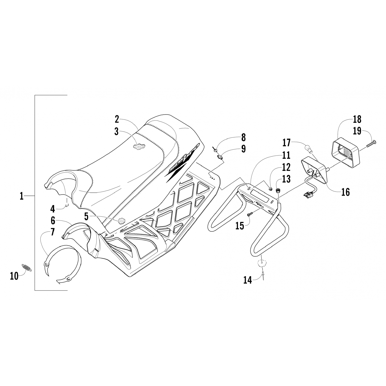 2706040 Arctic Cat Держатель 2706-040