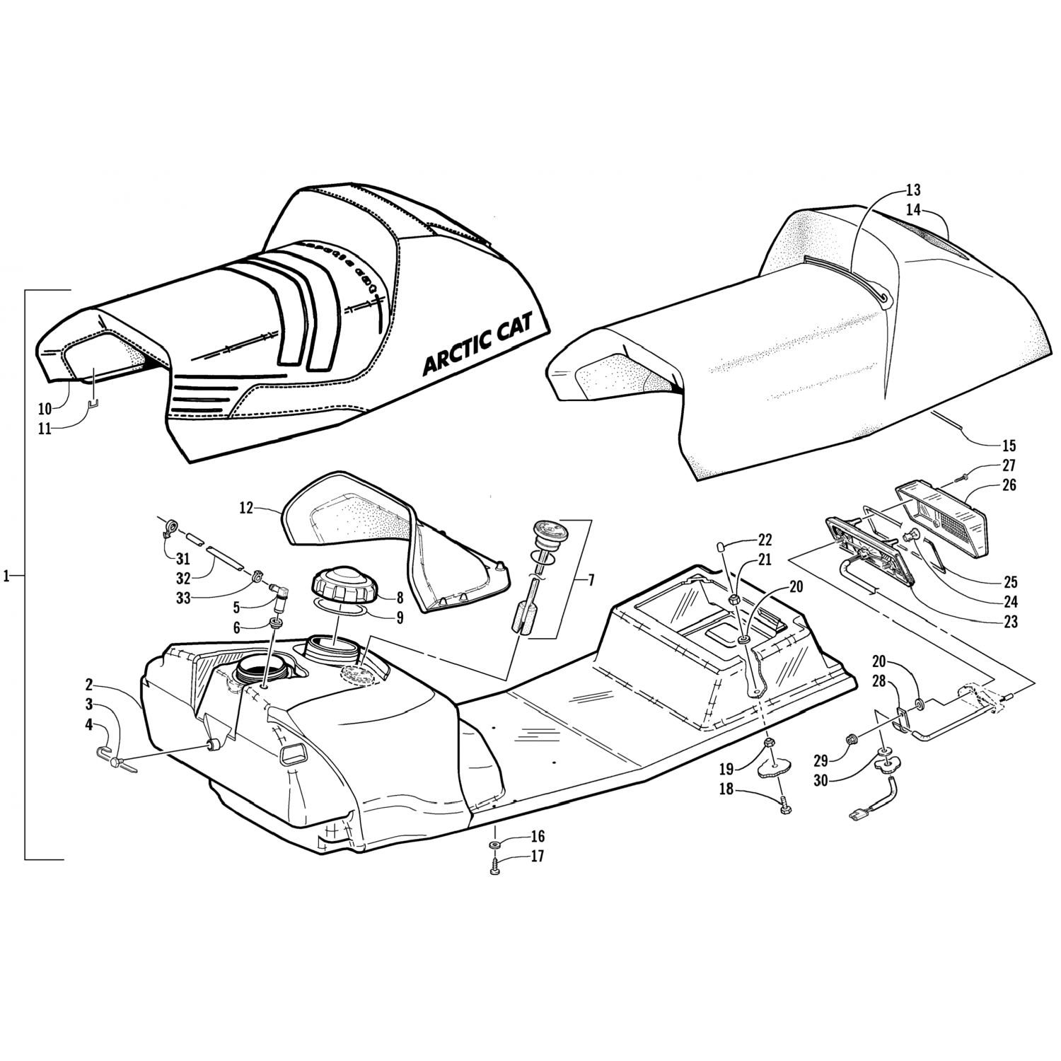 2706073 Arctic Cat Крышка 2706-073