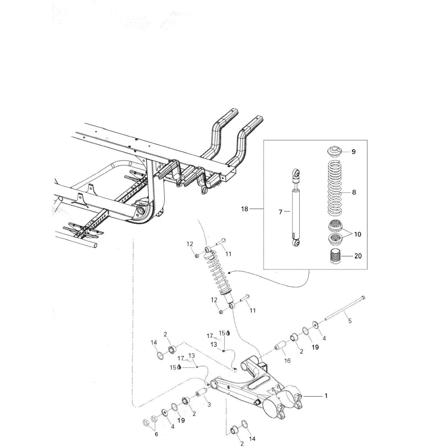 A52113179000 Bombardier Douille int. * втулка-внутр.