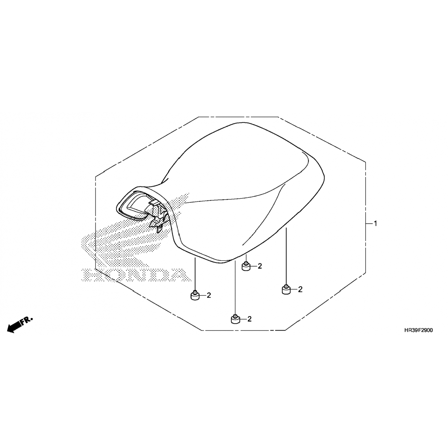 77100HR3621ZA Honda СИДЕНЬЕ (ТИП1) 77100-HR3-621ZA