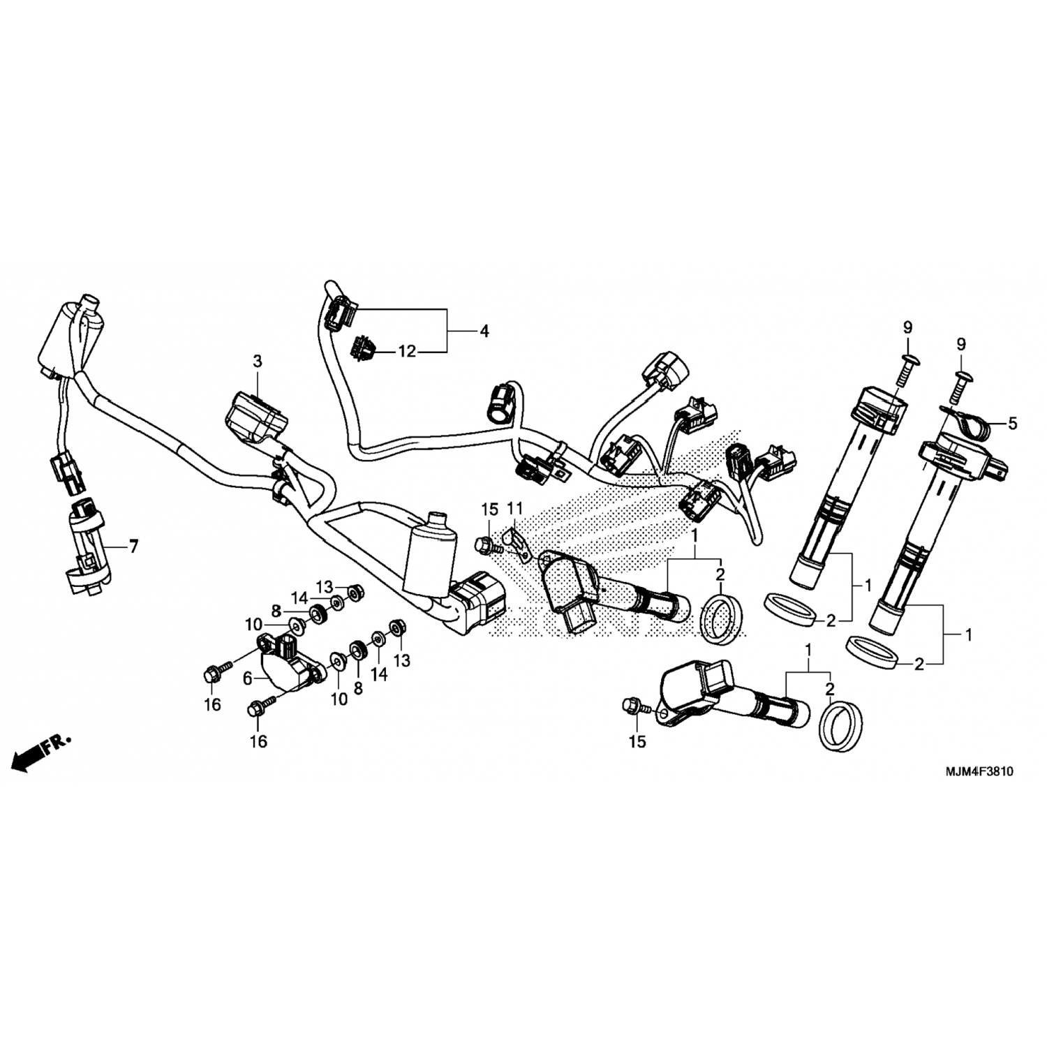 30520RRA007 Honda Катушка зажигания 