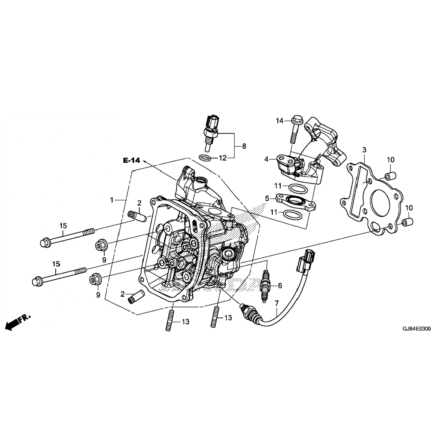 37870KZR601 Honda Датчик, температура воды 37870-KZR-601