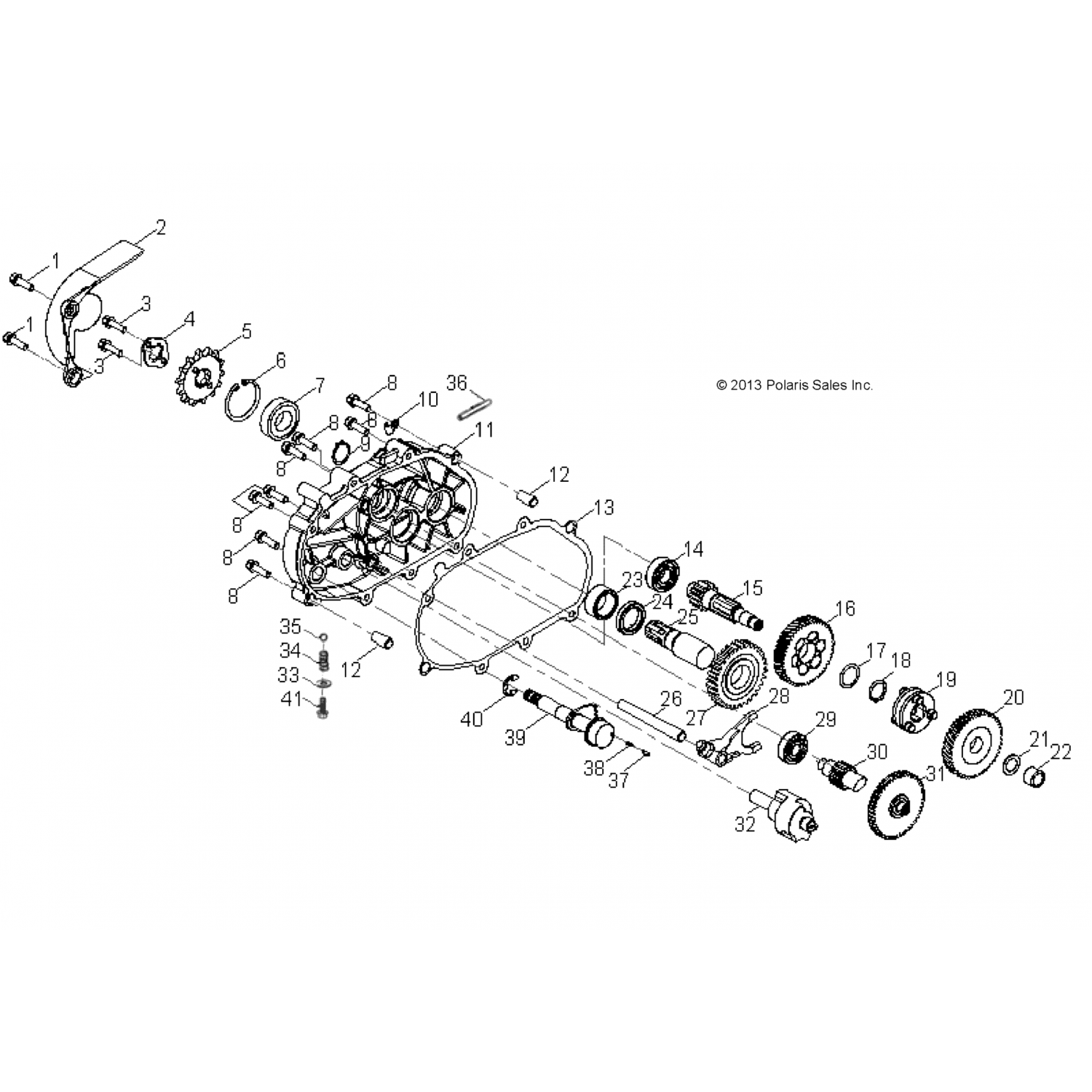 0450258 Polaris Подшипник
