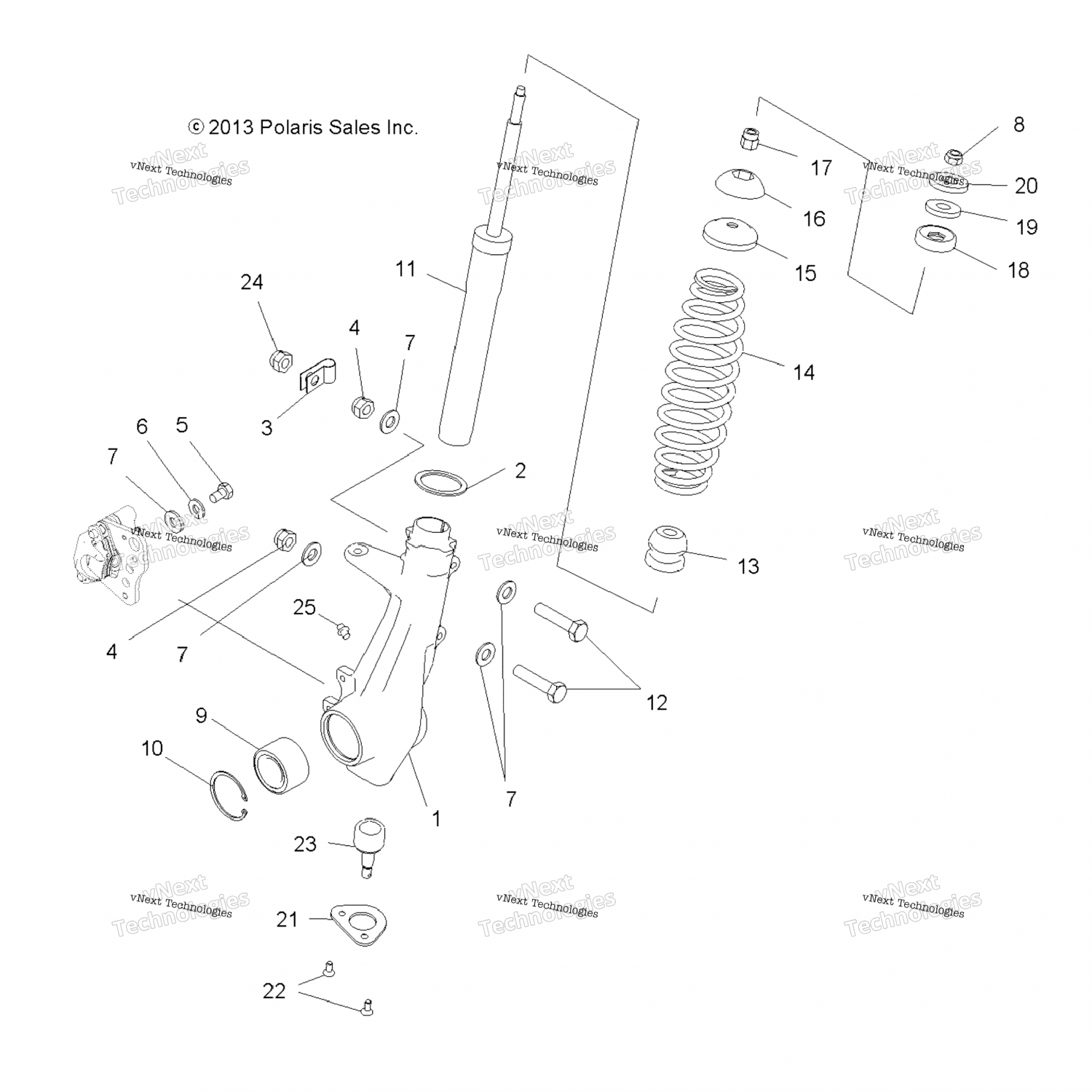3515088 Polaris Подшипник-колесо, 35X64X37 мм