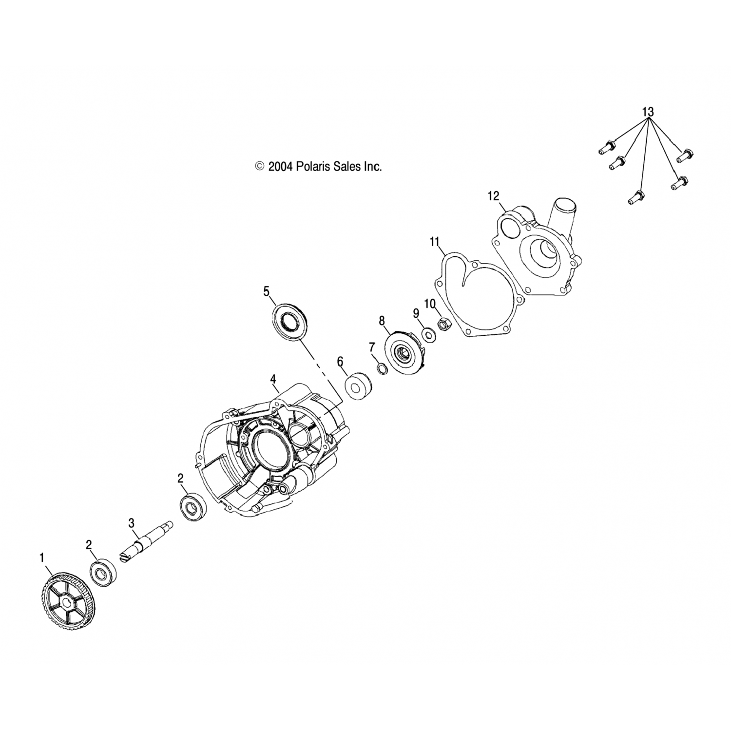 3610044 Polaris Уплотнение