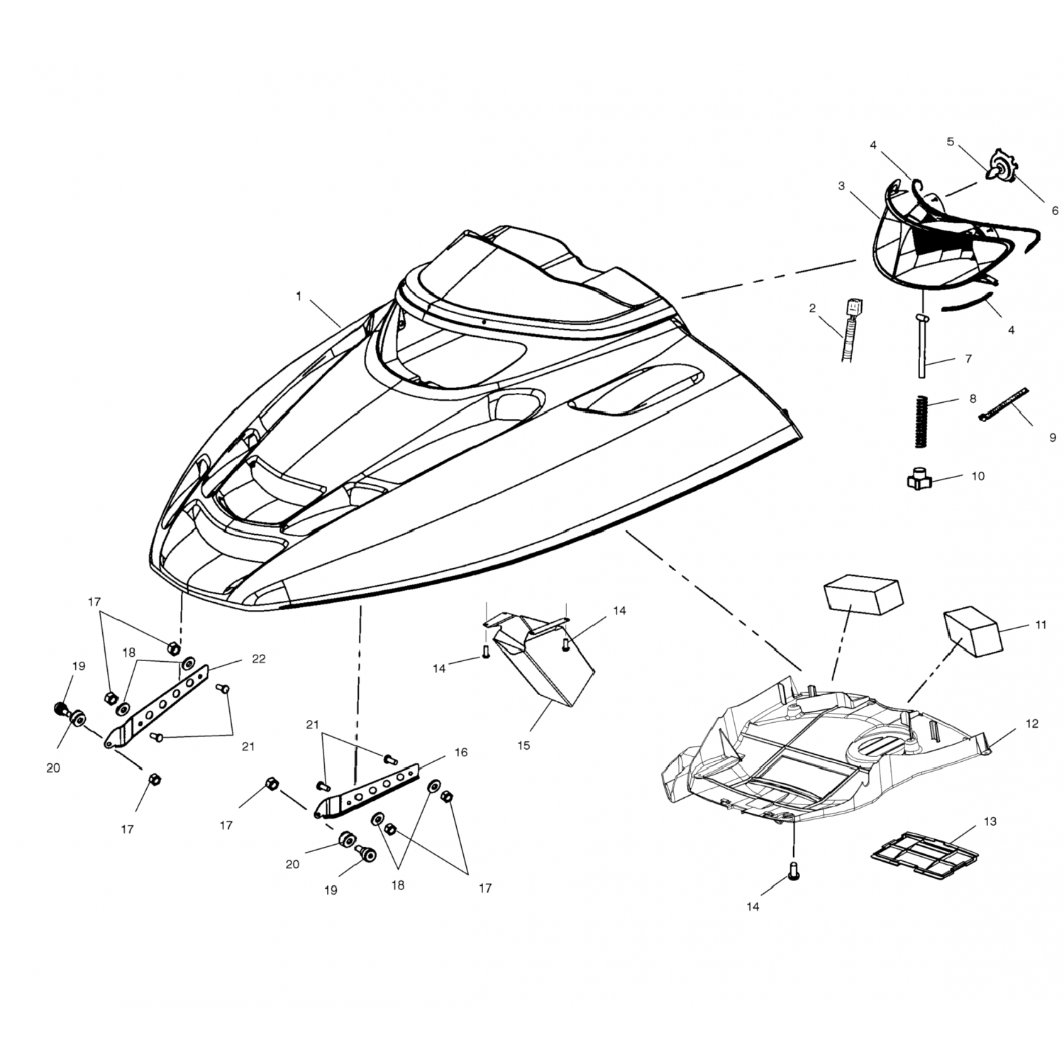 1013549 Polaris Asm-провод, воздушный тормоз