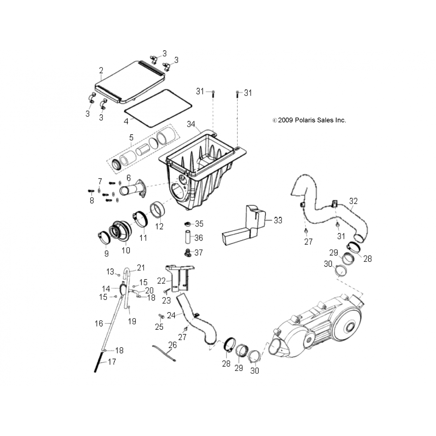 1253355 Polaris Асм,-фильтр