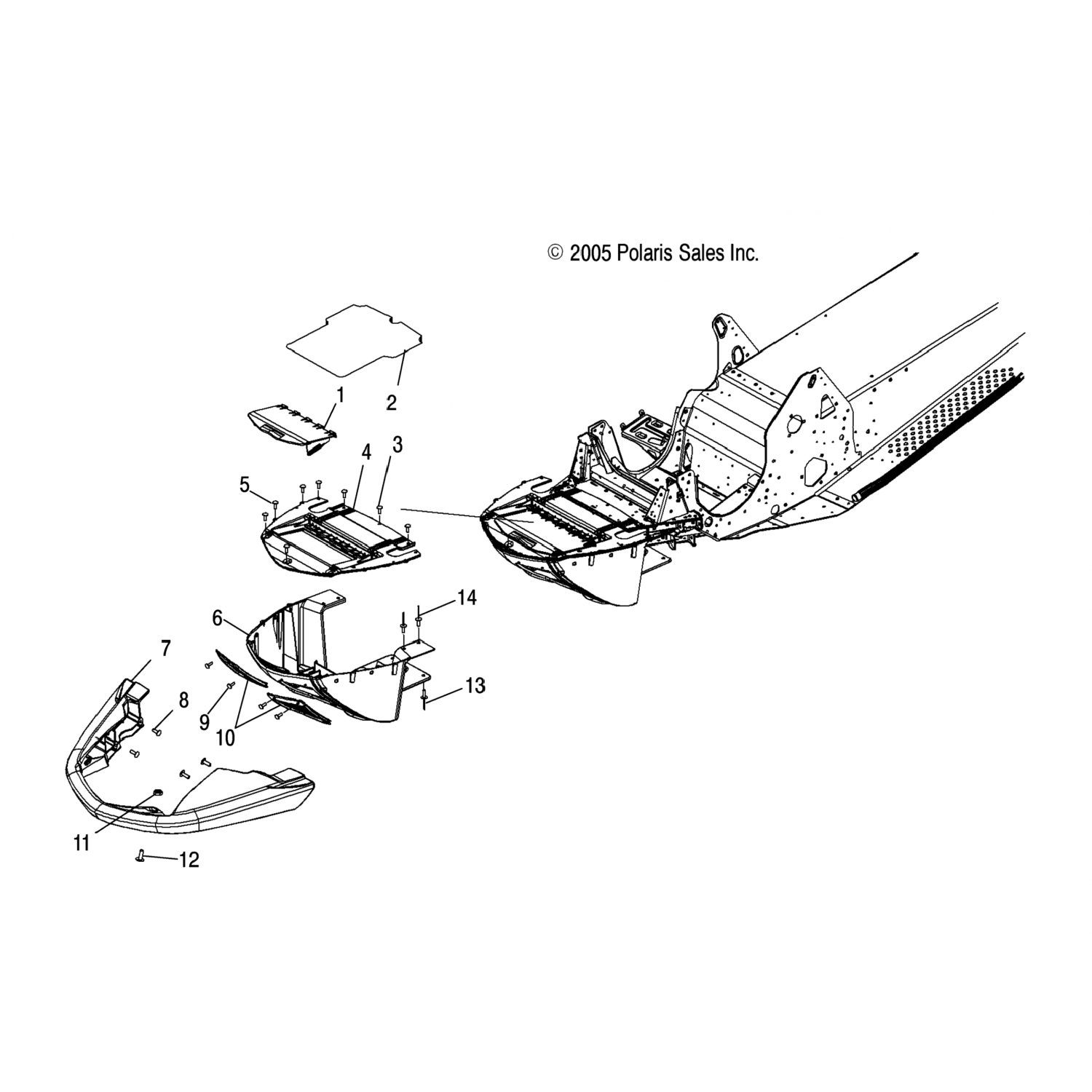 5434937070 Polaris Воздушная заслонка-радиатор, черный 5434937-070
