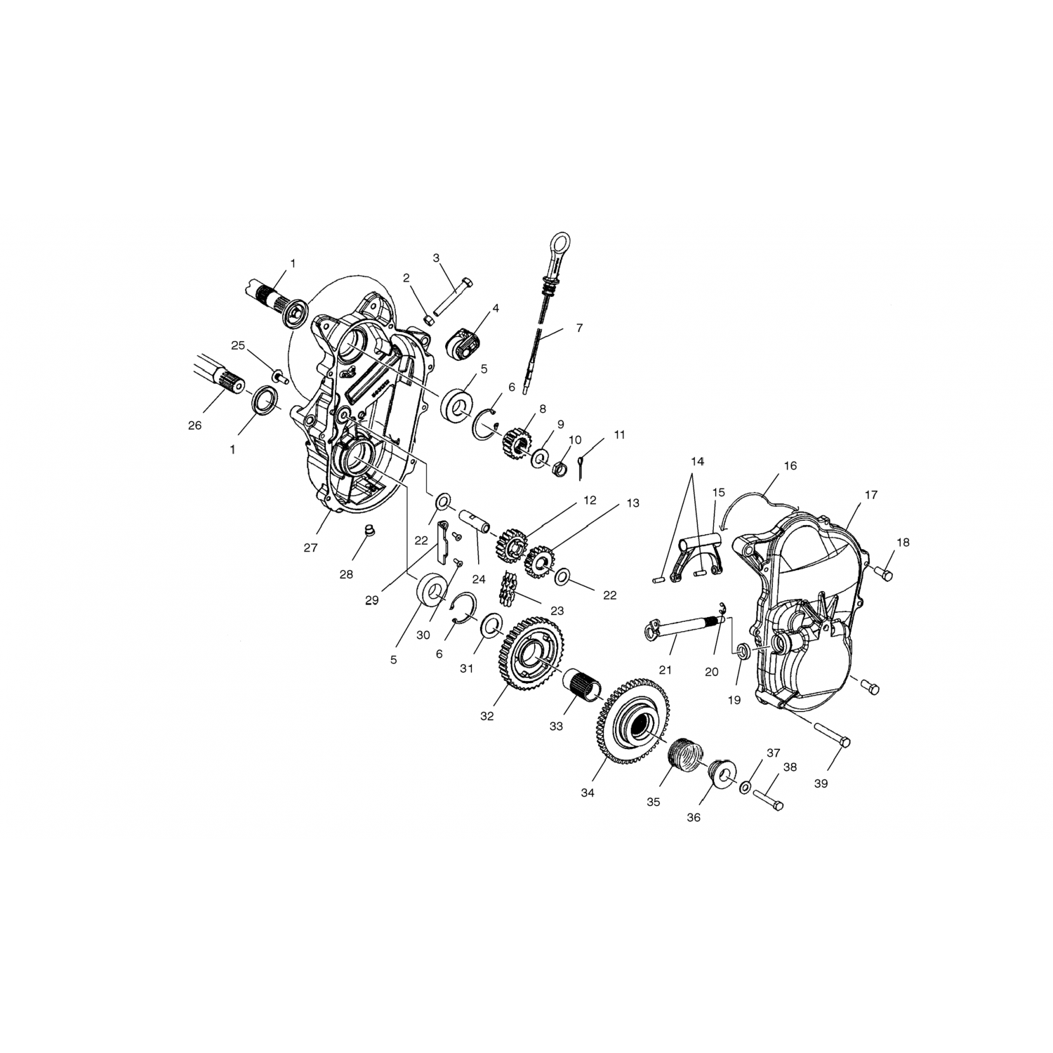 1332252 Polaris Асм-затяжка, корпус цепи