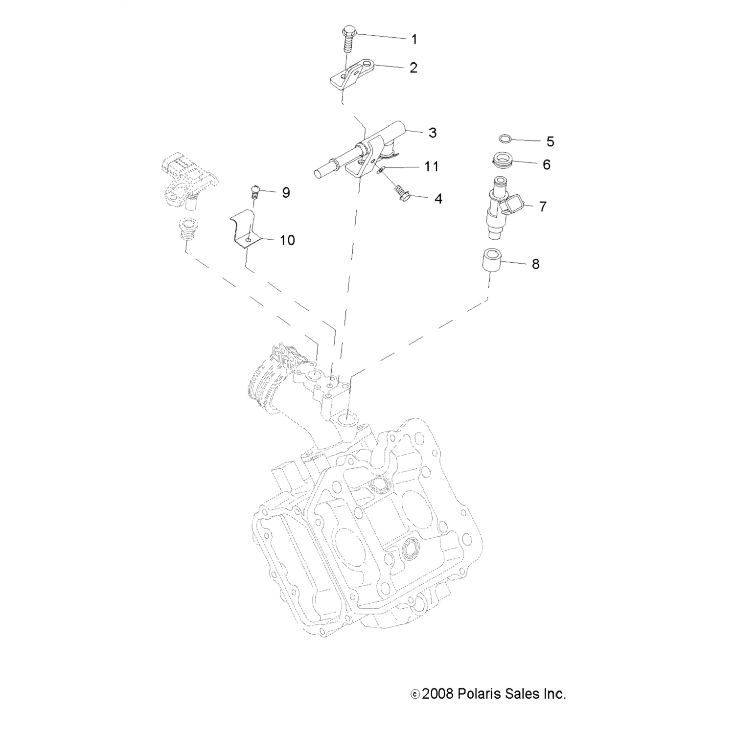 3089893 Polaris асм-инжектор