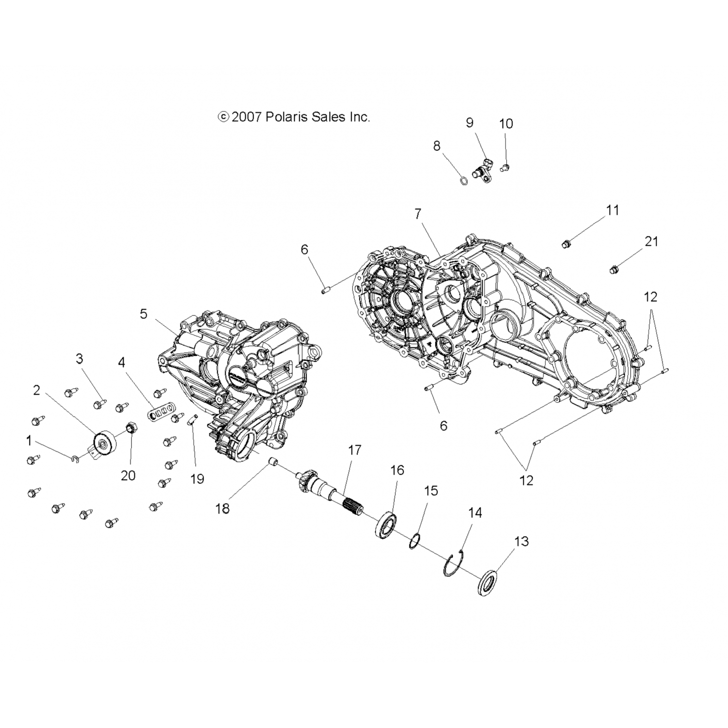 3234630 Polaris асм-вал, 11т