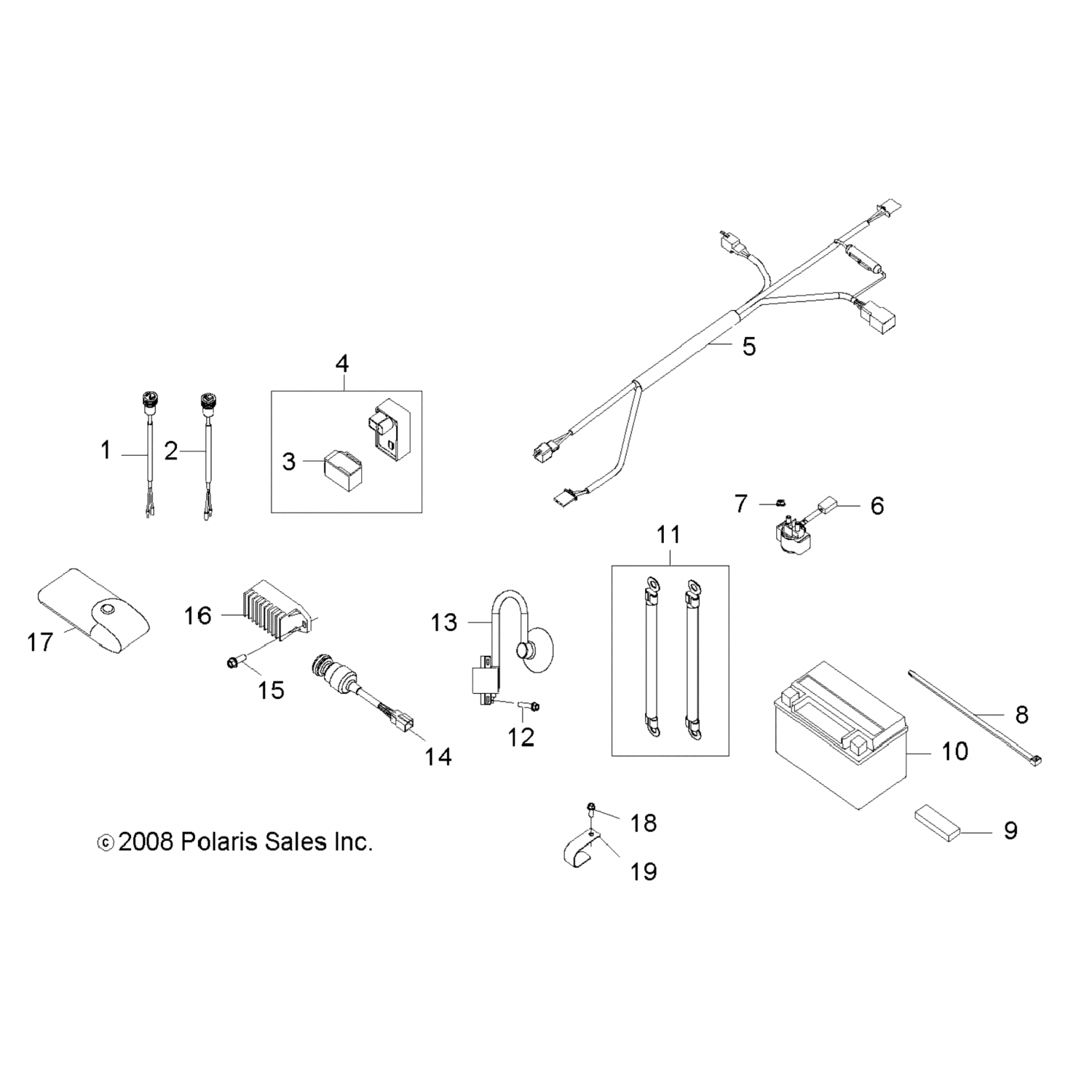 0454337 Polaris асм чехол, инструмент, рзр-й