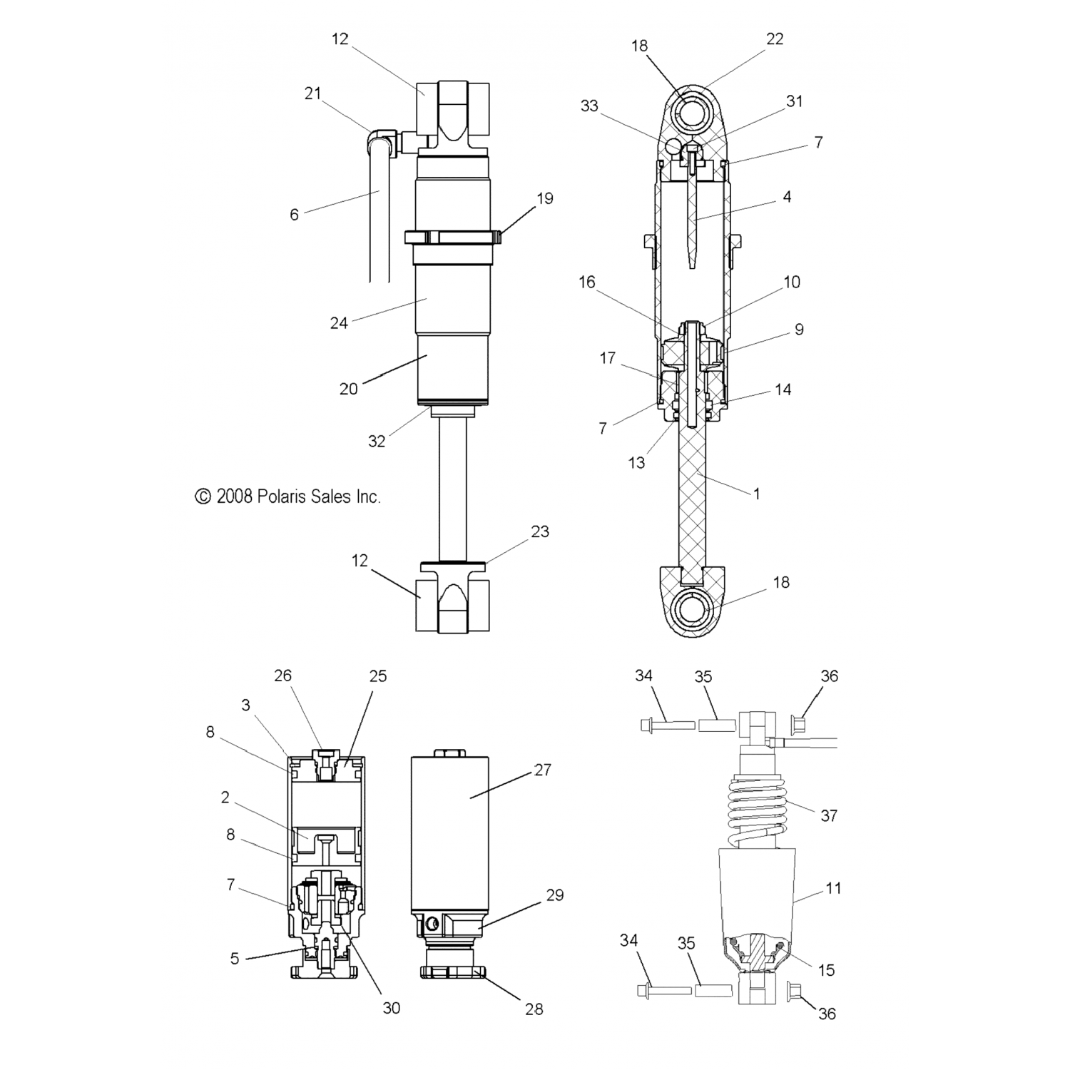 1800339 Polaris Петля для корпуса (800183)