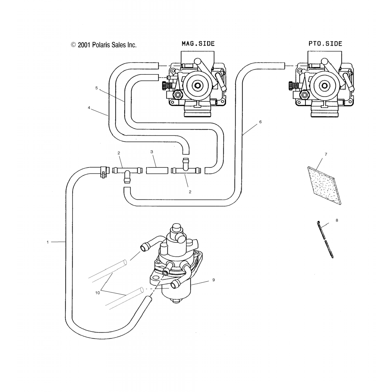 3085906 Polaris Корпус, акцесс,