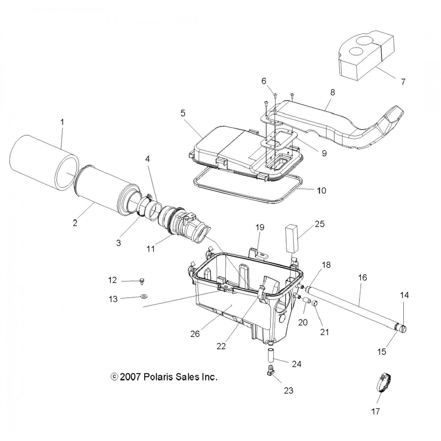 5412842 Polaris Сапог-карбюратор, 40 мм