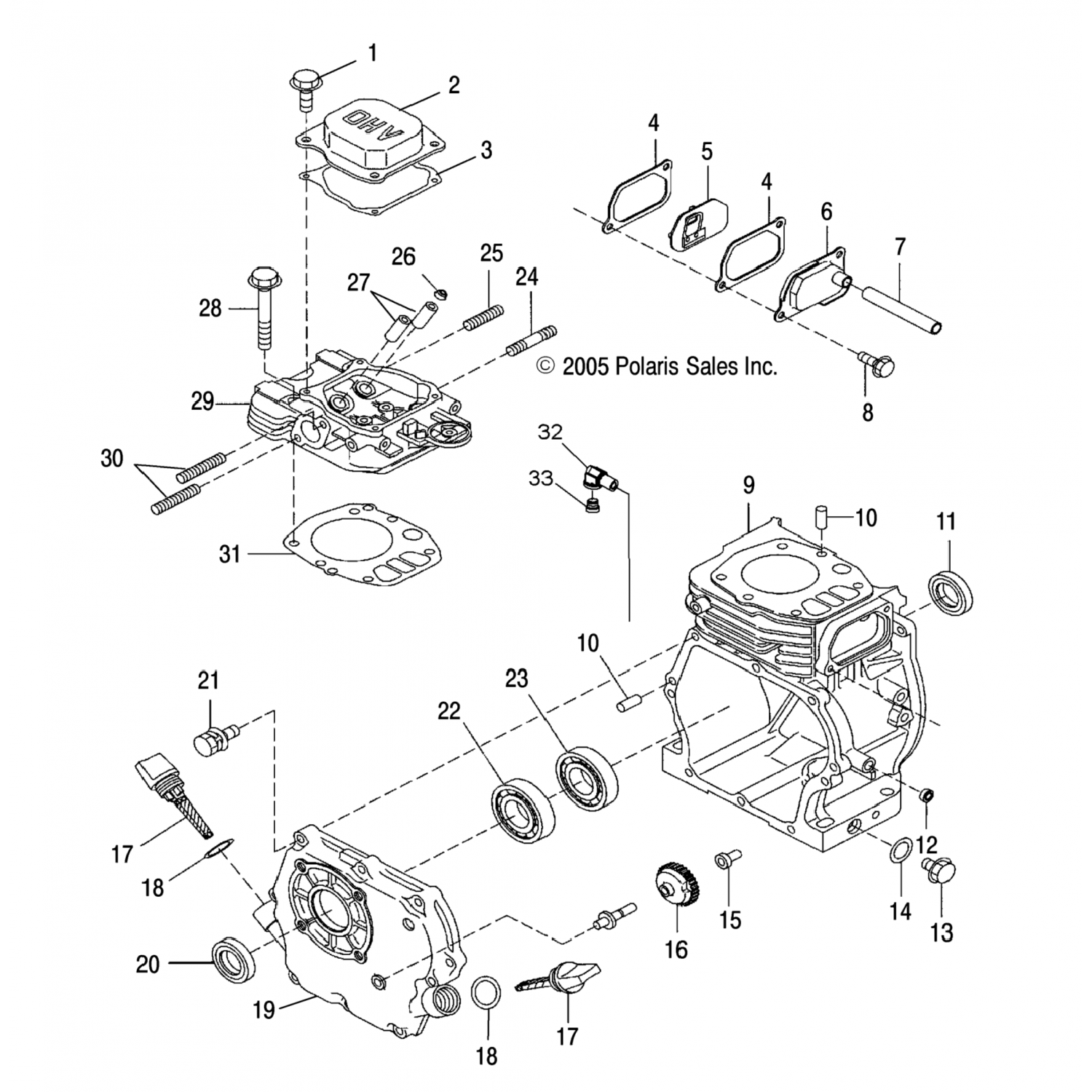 3080108 Polaris Подшипник