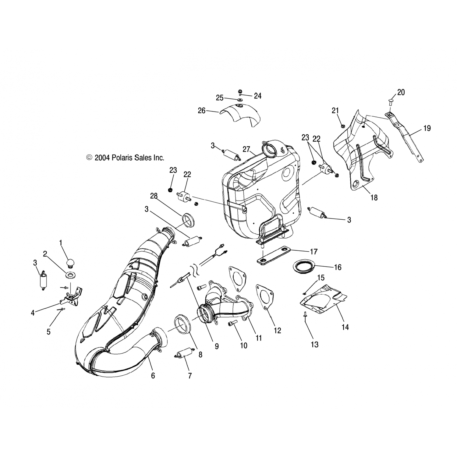 5248460 Polaris Корпус катушки
