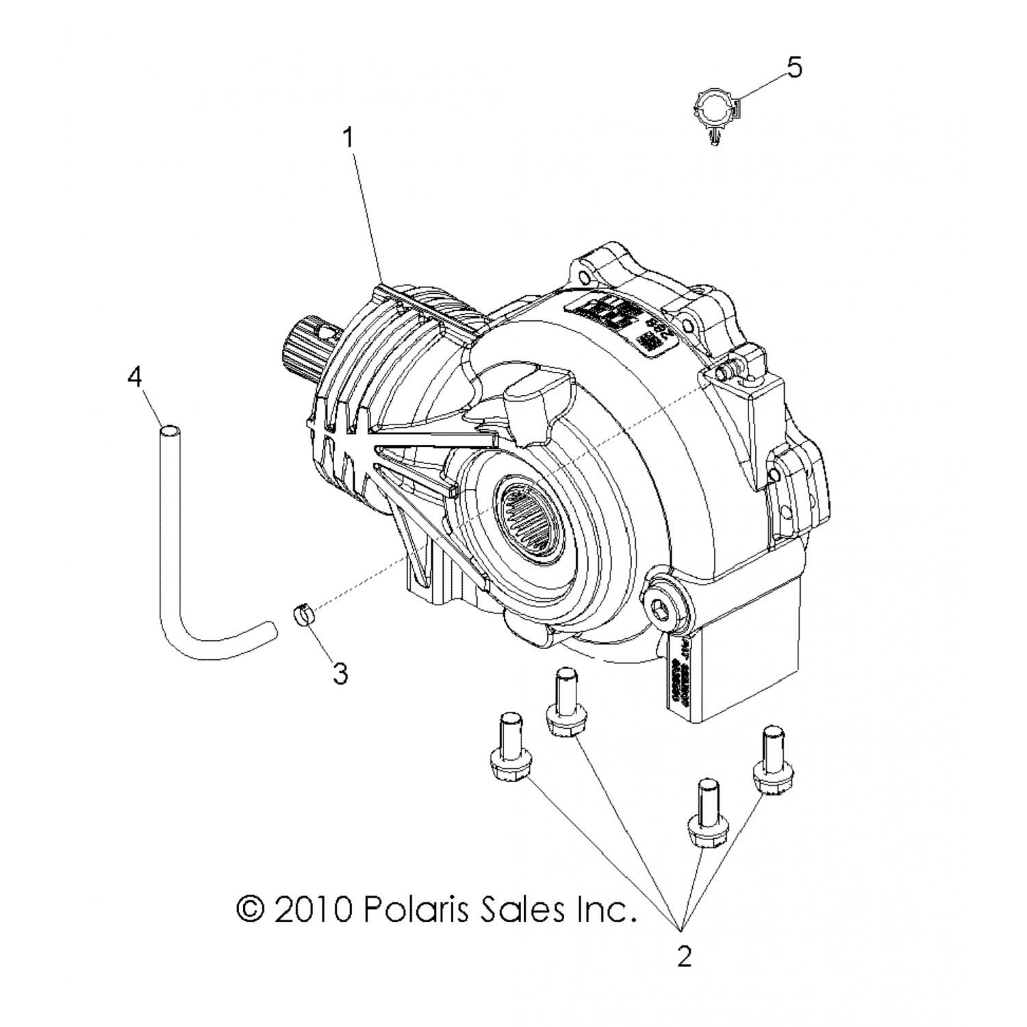 7080432 Polaris Трос, тормоз