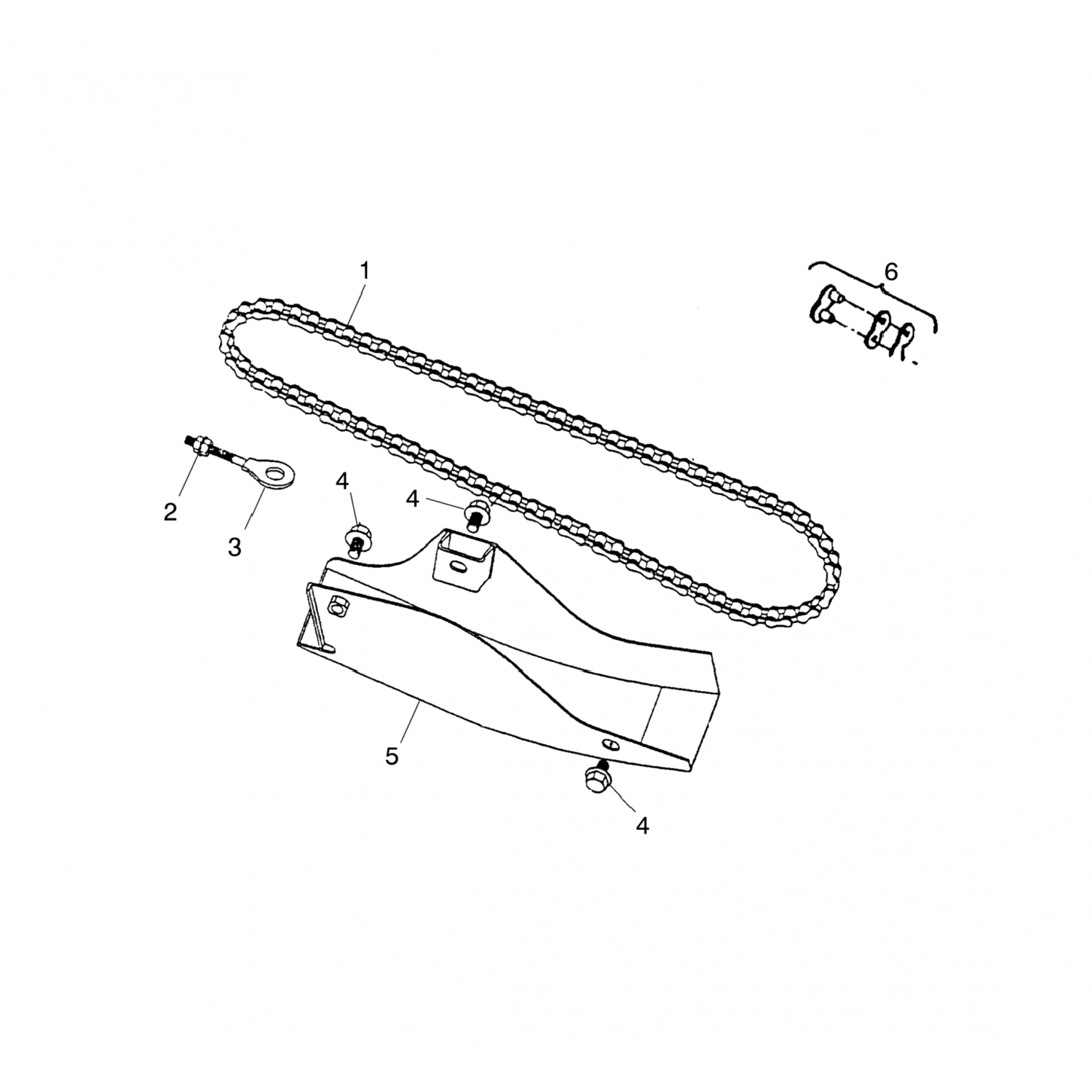 0450485 Polaris цепь, привод, асм, 40530-151-000