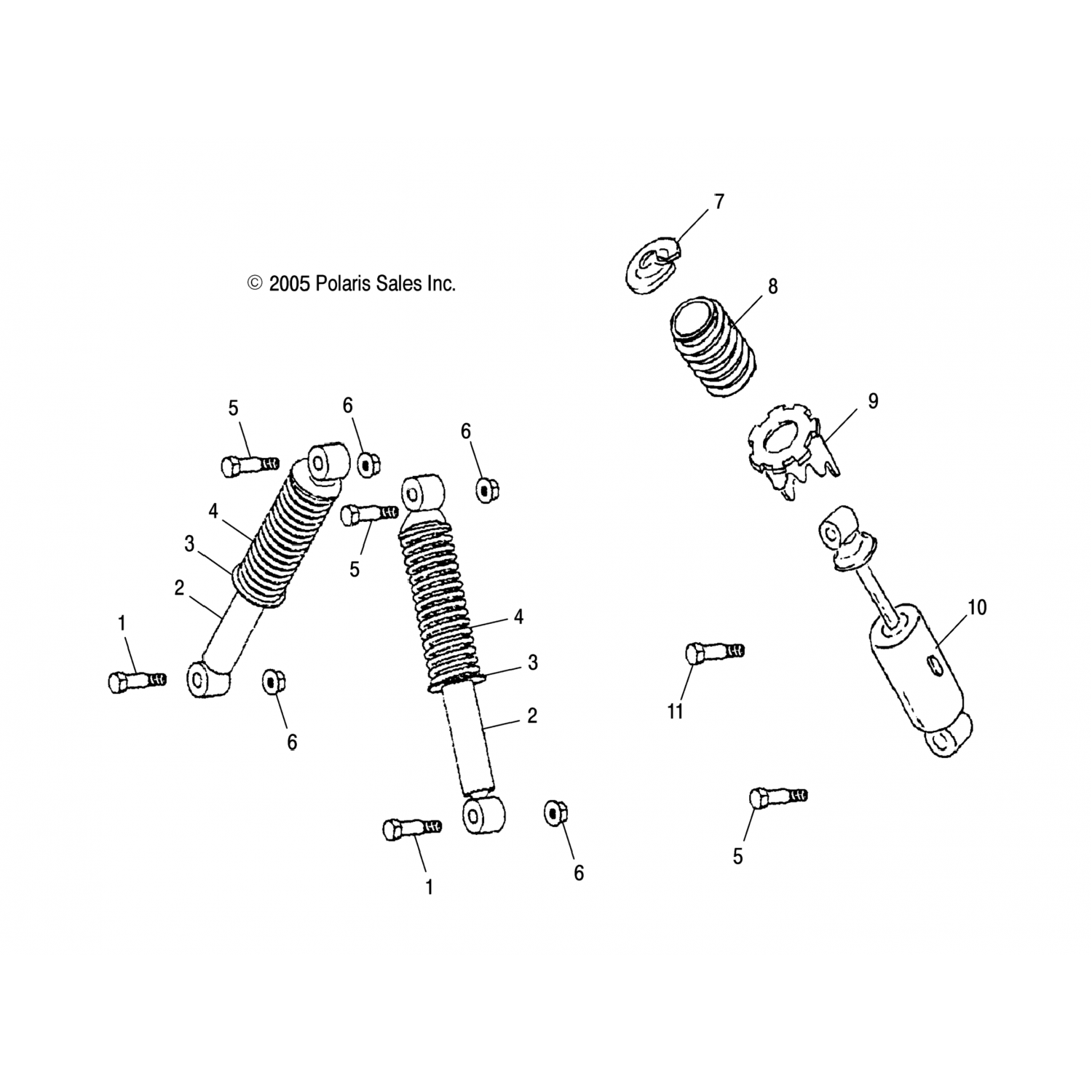 0451675 Polaris Воротник, регулировка, задняя пружина