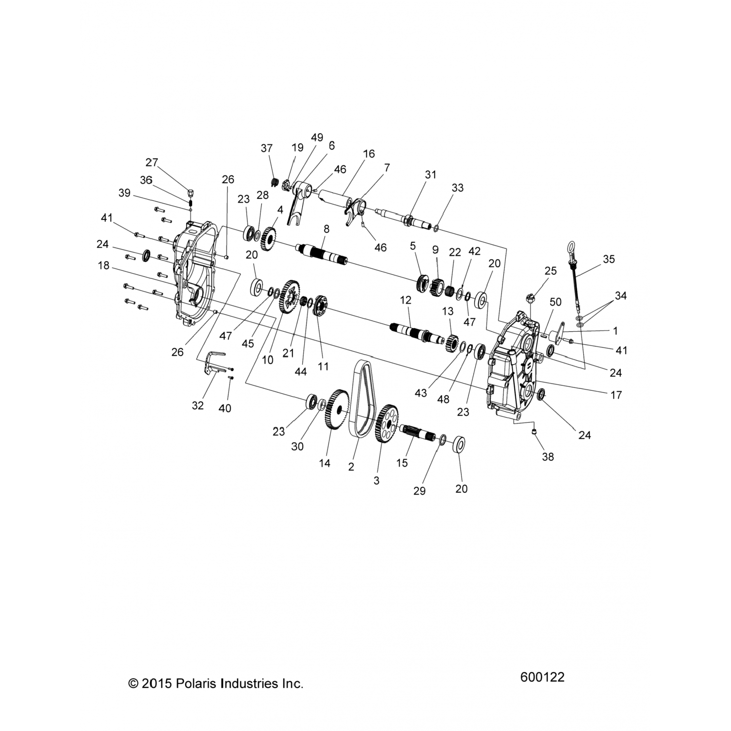 3221113 Polaris Цепь, hyvo 66 p, 3/4w